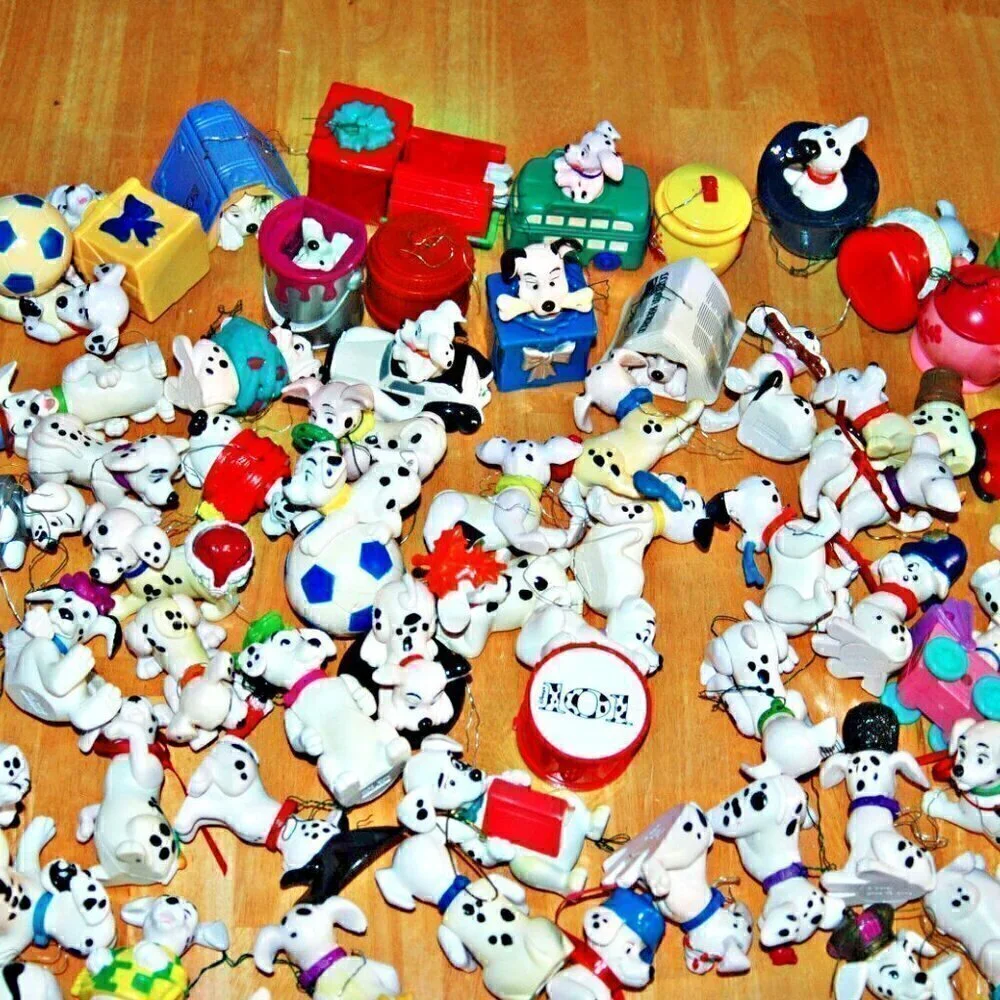 Vintage Lot of 98 McDonalds 101 DALMATIONS COLLECTIBLES Toys 1996